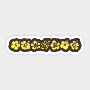 yellow Flowers Sticker